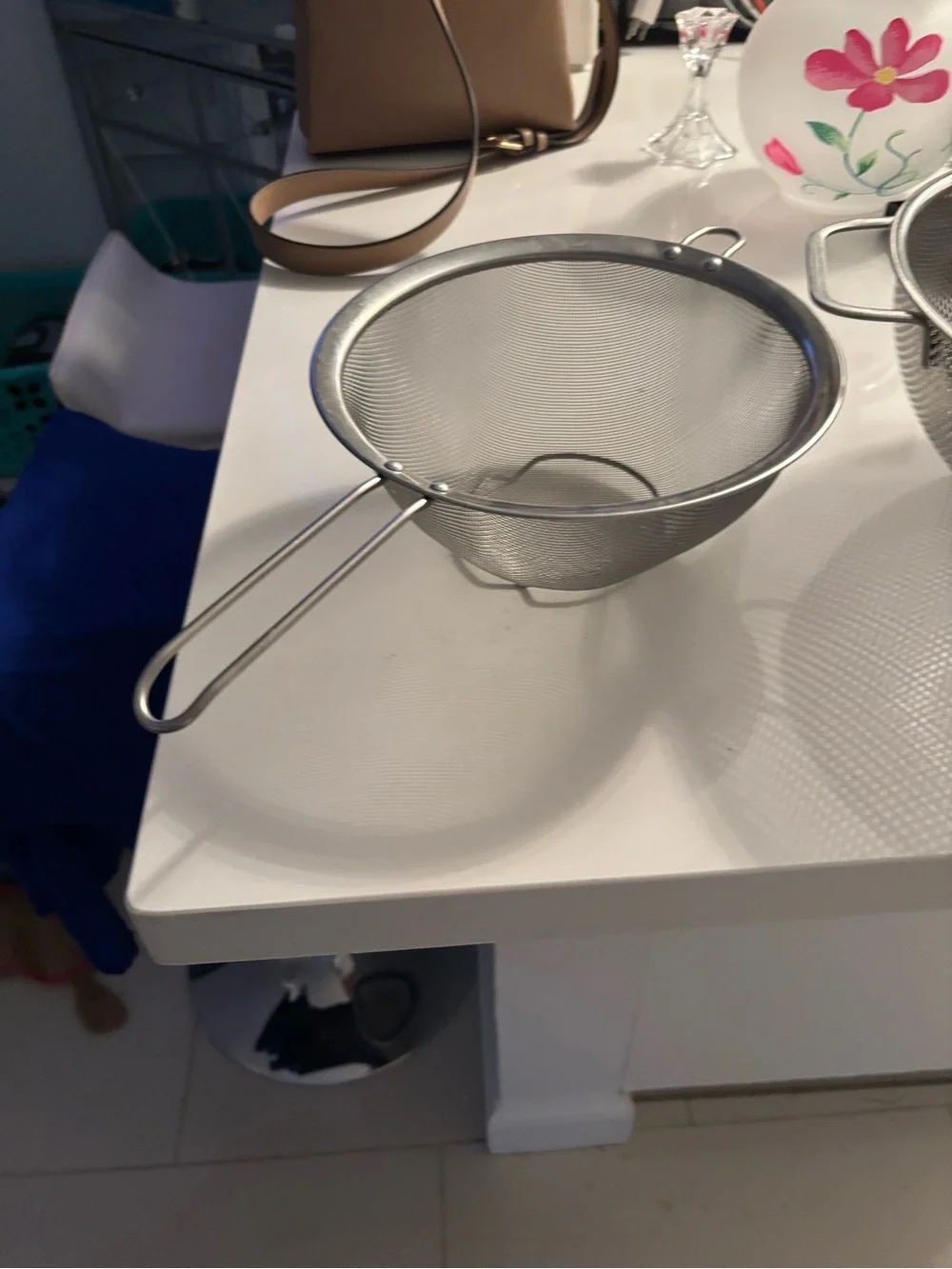 2 Stainless Steel Mesh Colander - Silver different sizes